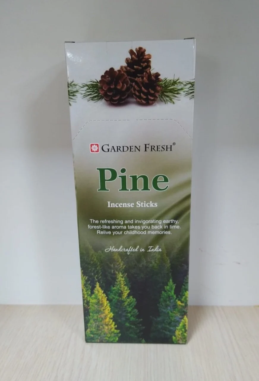 Garden%20Fresh%20Pine%20(Çam)%20Kokulu%20Altıgen%2020%20Adet%20Çubuk%20Tütsü