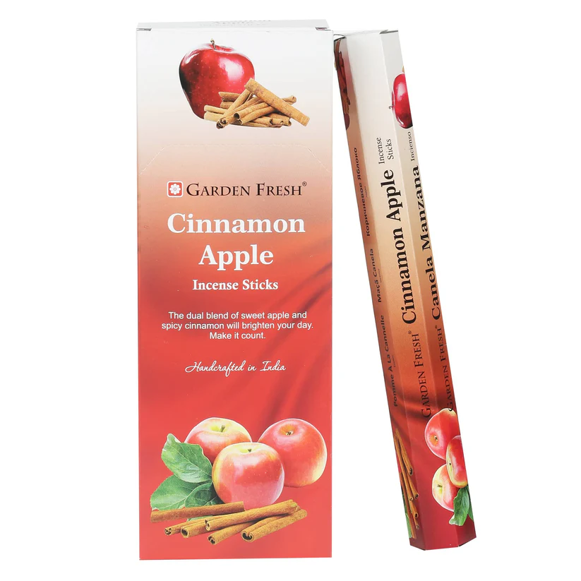 Garden%20Fresh%20Cinnamon%20Apple%20(Tarçın%20Elma)%20Kokulu%20Altıgen%2020%20Adet%20Çubuk%20Tütsü