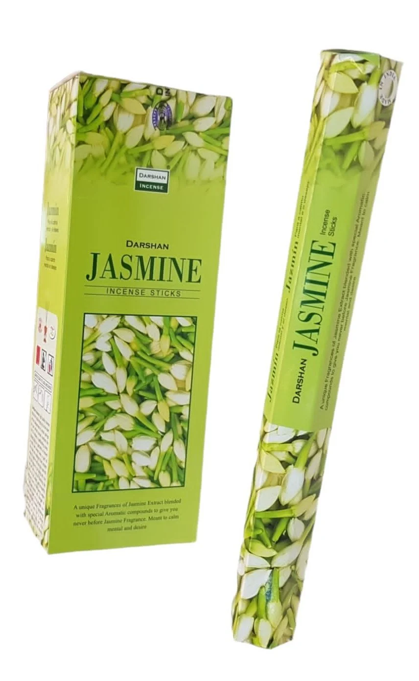 Darshan%20Jasmine%20(Yasemin)%20Kokulu%20Altıgen%2020%20Adet%20Çubuk%20Tütsü