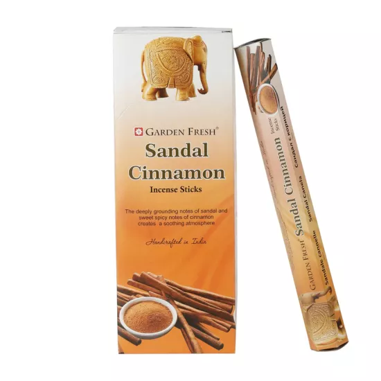 Garden Fresh Sandal Cinnamon (Sandal Tarçın) Kokulu Çubuk Tütsü